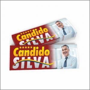 Adesivo Vinil Para-choque 10x20cm Adesivo Vinil 10x20cm 4x0  Com Corte Min 1000unid **CAMPANHA POLITICA**